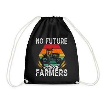 Pas d’avenir sans agriculteurs - Sac de sport léger - noir - Devant