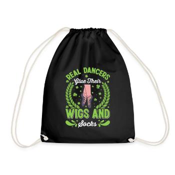 Danse irlandaise Danse irlandaise - Sac de sport léger - noir - Devant