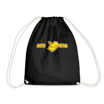 Ligne Cheese Love Heart - Sac de sport léger - noir - Devant