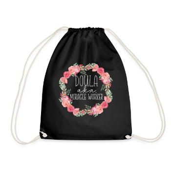 Doula accoucheuse Doula A.K.A. - Sac de sport léger - noir - Devant