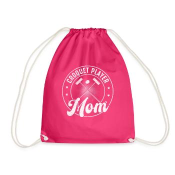 Maman joueuse de croquet - Sac de sport léger - fuchsia - Devant