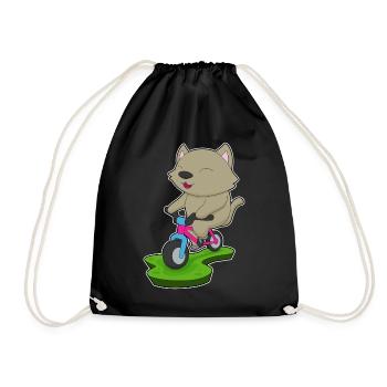 Vélo de chat - Sac de sport léger - noir - Devant