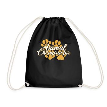Veterinary Chiropractor Animal Chiropractic Therap - Turnbeutel - Schwarz - Vorne