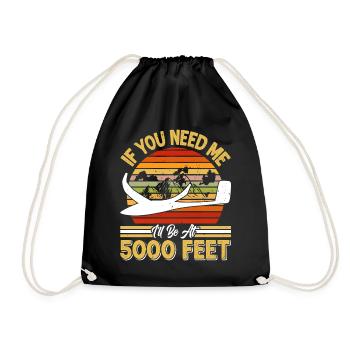 Glider - Drawstring Bag - black - Front