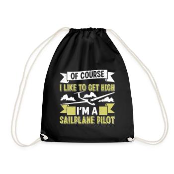 Glider - Drawstring Bag - black - Front