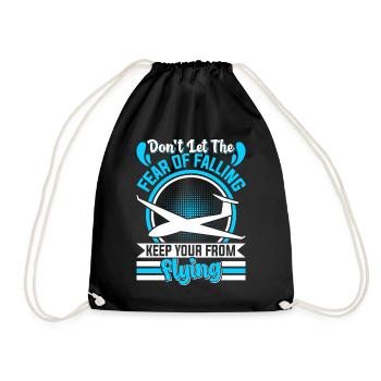 Glider - Drawstring Bag - black - Front