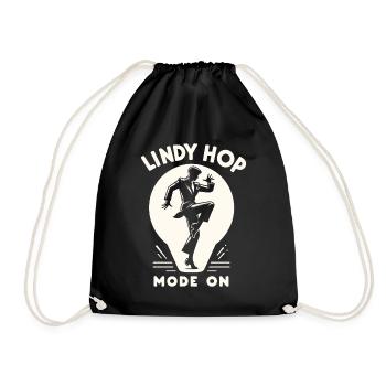 Lindy Hop Leidenschaft Swing Dance - Turnbeutel - Schwarz - Vorne