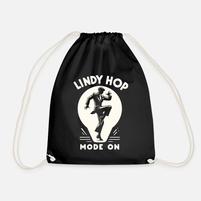 Lindy Hop Leidenschaft Swing Dance - Turnbeutel - Schwarz