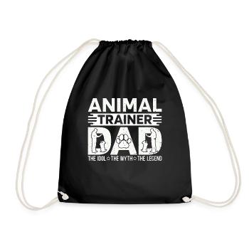Dresseur d’animaux Papa L’idole Le mythe Le gardien de zoo - Sac de sport léger - noir - Devant