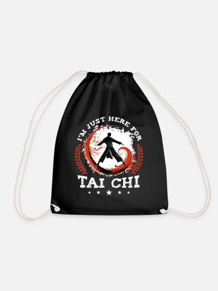 I'm Just Here For Tai Chi Mental Meditation Martia - Turnbeutel - Schwarz