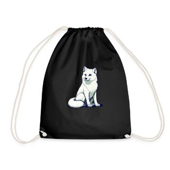 Cadeaux amusants pour les amoureux du renard - Sac de sport léger - noir - Devant