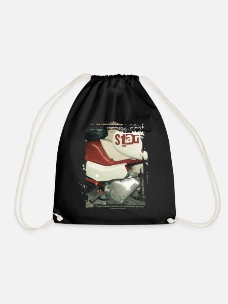 Samson Star - Drawstring Bag - black
