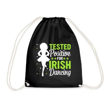 Danse irlandaise Danse irlandaise - Sac de sport léger - noir - Devant