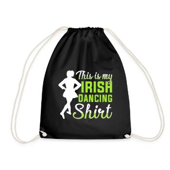 Danse irlandaise Danse irlandaise - Sac de sport léger - noir - Devant
