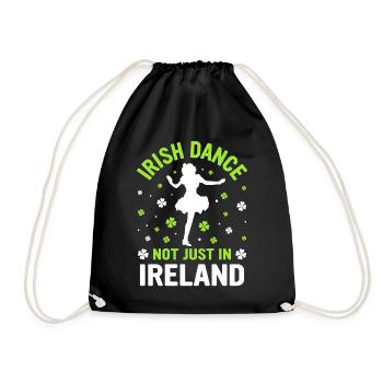Danse irlandaise Danse irlandaise - Sac de sport léger - noir - Devant