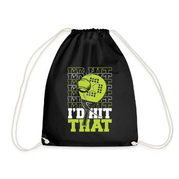 Je frappais ce padel, ce padel, ce padel - Sac de sport léger - noir - Devant