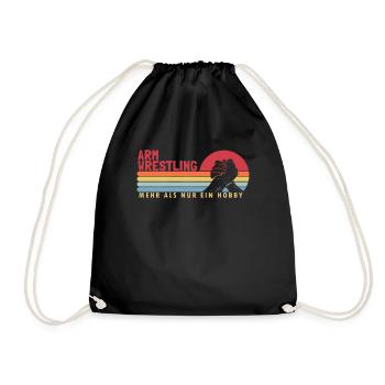 Le bras de fer plus qu’un bras d’exercice de loisir - Sac de sport léger - noir - Devant