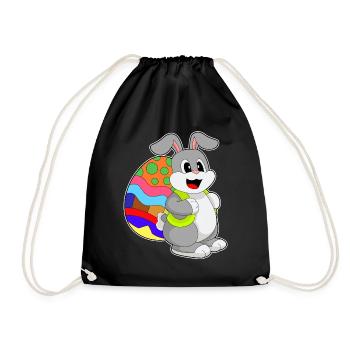 École de Pâques Bunny - Sac de sport léger - noir - Devant