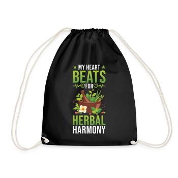 Herbalist Herbs - Drawstring Bag - black - Front