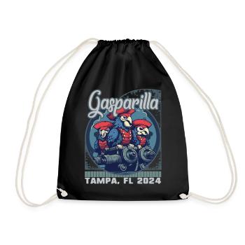 Gasparilla 2024 Perroquets Pirates Tampa FL - Sac de sport léger - noir - Devant