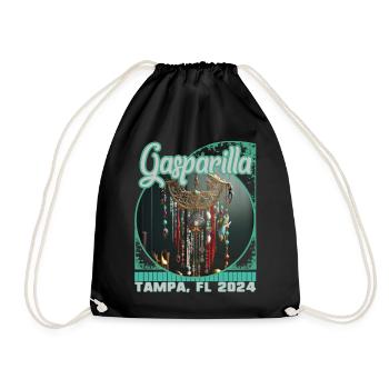 Gasparilla 2024 Pirate charme Boho Tampa FL - Sac de sport léger - noir - Devant