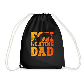 Funny Gifts for Fox Lovers - Drawstring Bag - black - Front