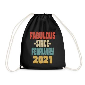 Fabuleux février 2021 - Sac de sport léger - noir - Devant
