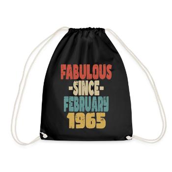Fabuleux février 1965 - Sac de sport léger - noir - Devant