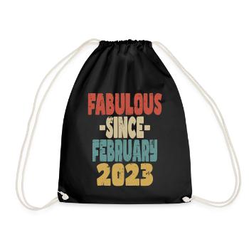 Fabuleux février 2023 - Sac de sport léger - noir - Devant