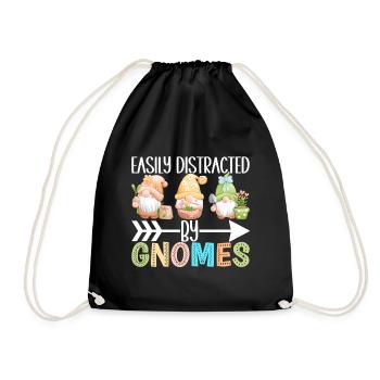 Nains de jardin Jardinage - Sac de sport léger - noir - Devant