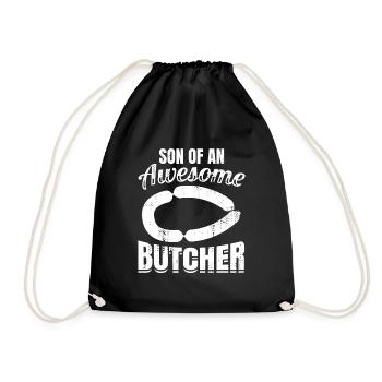 Fils de boucher - Sac de sport léger - noir - Devant