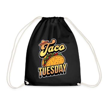 Taco - Turnbeutel - Schwarz - Vorne