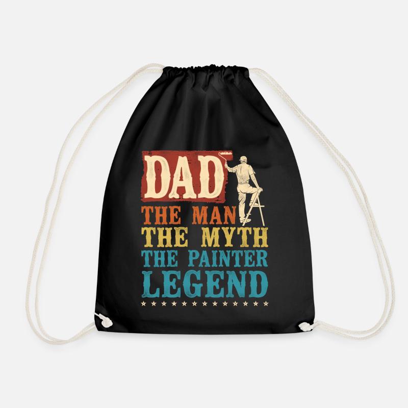 House Painter Decorator Dad Dad - Turnbeutel - Schwarz