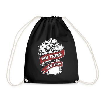 épingler là fait que les techniques exercice bras - Sac de sport léger - noir - Devant