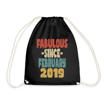 Fabuleux février 2019 - Sac de sport léger - noir - Devant