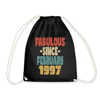 Fabuleux Février 1997 - Sac de sport léger - noir - Devant