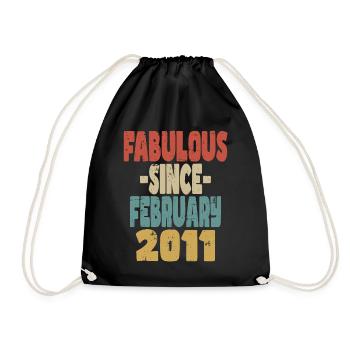Fabuleux Février 2011 - Sac de sport léger - noir - Devant