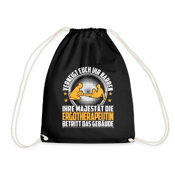 L’ergothérapeute entre dans un bâtiment Ergothérapie - Sac de sport léger - noir - Devant