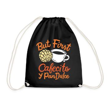 Conchas Cafecito Mexikaner Spanier - Turnbeutel - Schwarz - Vorne