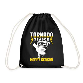 Storm Chaser Dad - Storm Chasing Tornadoes - Drawstring Bag - black - Front