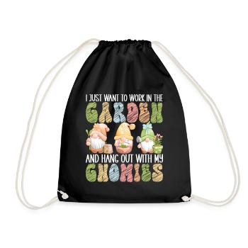 Nains de jardin Jardinage - Sac de sport léger - noir - Devant