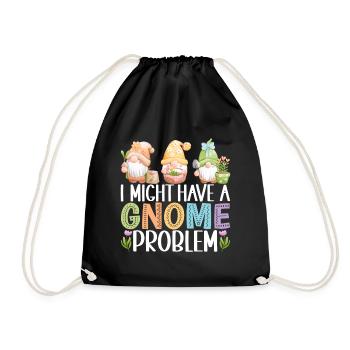 Nains de jardin Jardinage - Sac de sport léger - noir - Devant