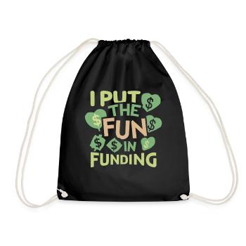Funny Mortgage Lender Underwriting Loan Officer - Turnbeutel - Schwarz - Vorne