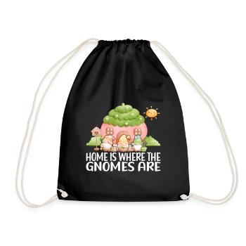 Nains de jardin Jardinage - Sac de sport léger - noir - Devant