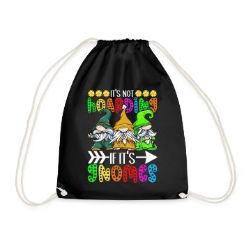 Nains de jardin Jardinage - Sac de sport léger - noir - Devant