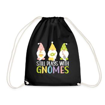 Nains de jardin Jardinage - Sac de sport léger - noir - Devant