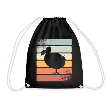 Dodo - Drawstring Bag - black - Front