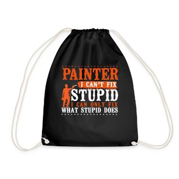 House Painter Decorator Painter I - Turnbeutel - Schwarz - Vorne