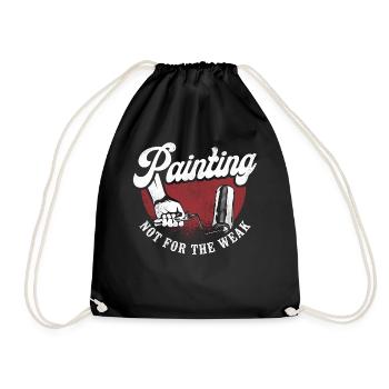 House Painter Decorator Painting - Drawstring Bag - black - Front