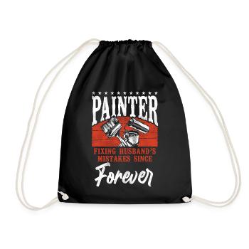 House Painter Decorator Painter - Drawstring Bag - black - Front